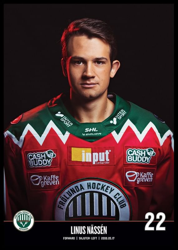 Linus Nässén #22 Frölunda HC 2023/2024-12