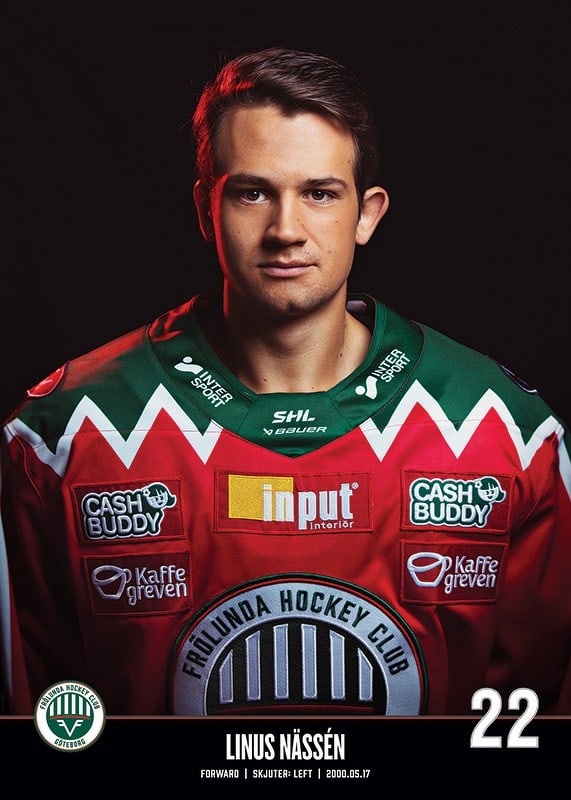 Linus Nässén #22 Frölunda HC 2023/2024-12