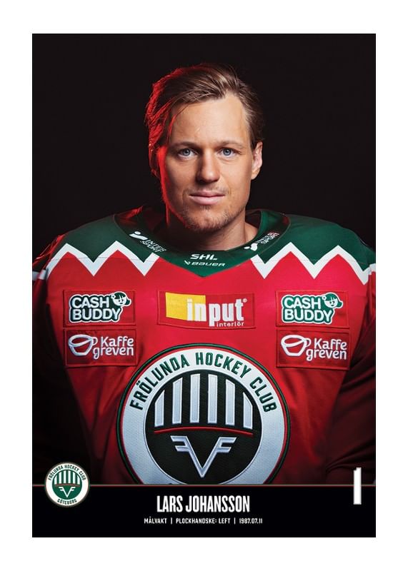 Poster Lars Johansson #1 Frölunda HC 2023/2024