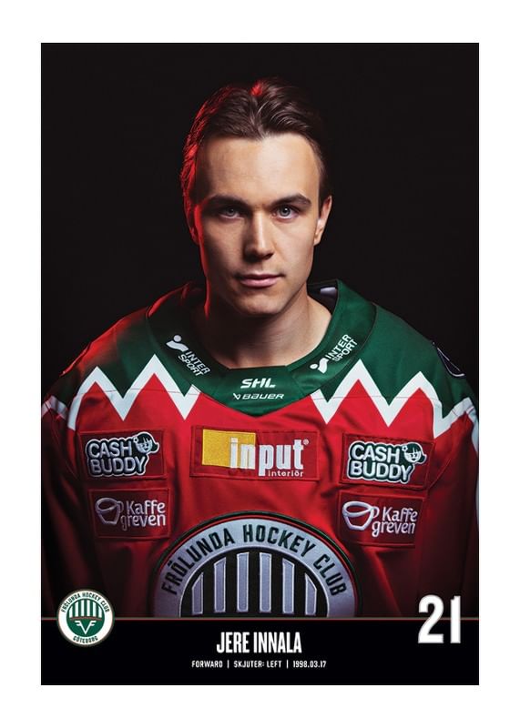 Poster Jere Innala #21 Frölunda HC 2023/2024