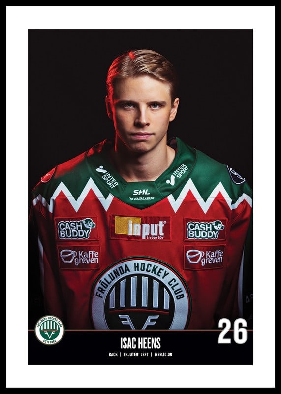 Isac Heens #26 Frölunda HC 2023/2024-12