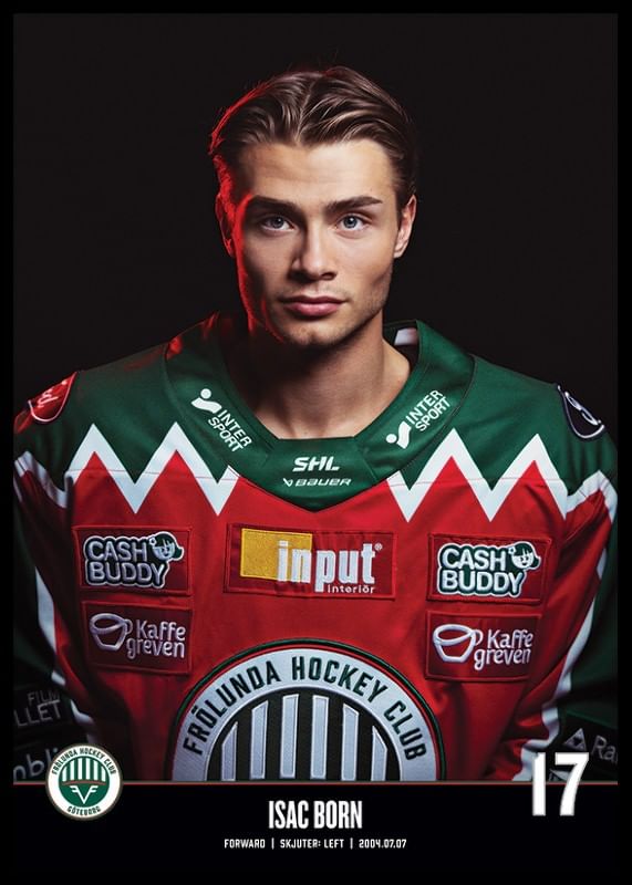 Isac Born #17 Frölunda HC 2023/2024-12
