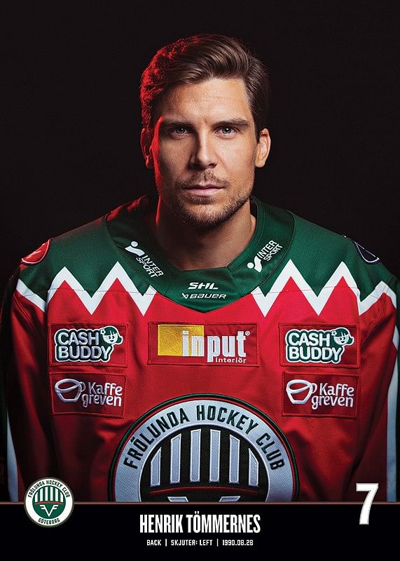 Henrik Tömmernes #7 Frölunda HC 2023/2024-12