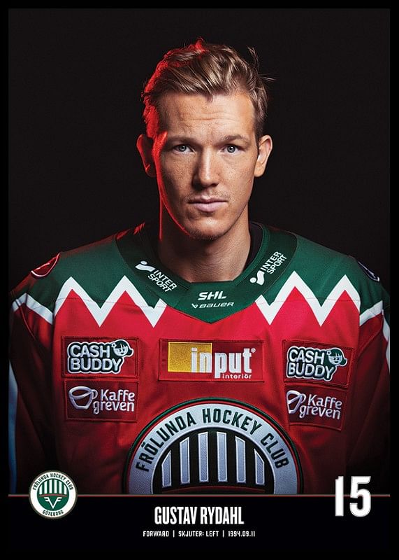 Gustav Rydahl #15 Frölunda HC 2023/2024-12