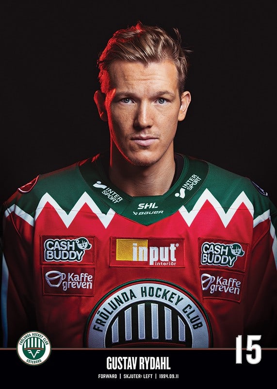 Gustav Rydahl #15 Frölunda HC 2023/2024-12