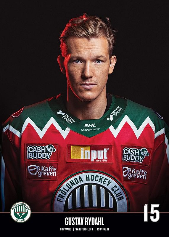 Gustav Rydahl #15 Frölunda HC 2023/2024-12
