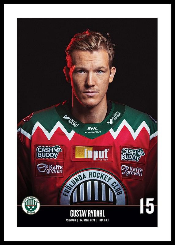 Gustav Rydahl #15 Frölunda HC 2023/2024-12