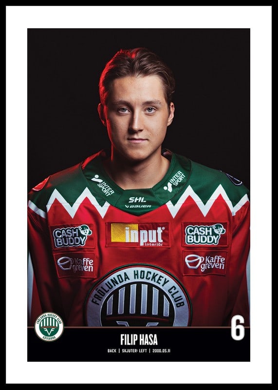 Filip Hasa #6 Frölunda HC 2023/2024-12