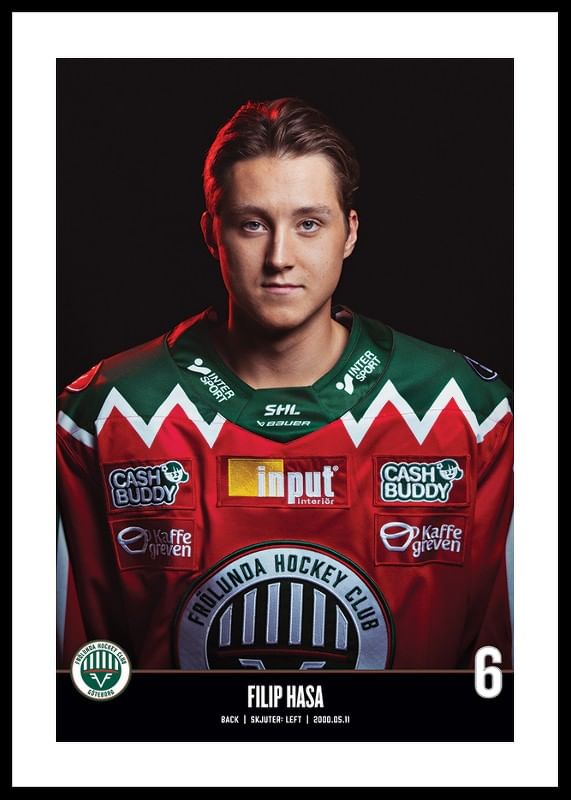 Filip Hasa #6 Frölunda HC 2023/2024-12