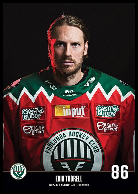 Erik Thorell #86 Frölunda HC 2023/2024-12
