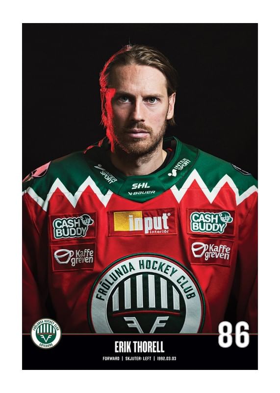 Poster Erik Thorell #86 Frölunda HC 2023/2024