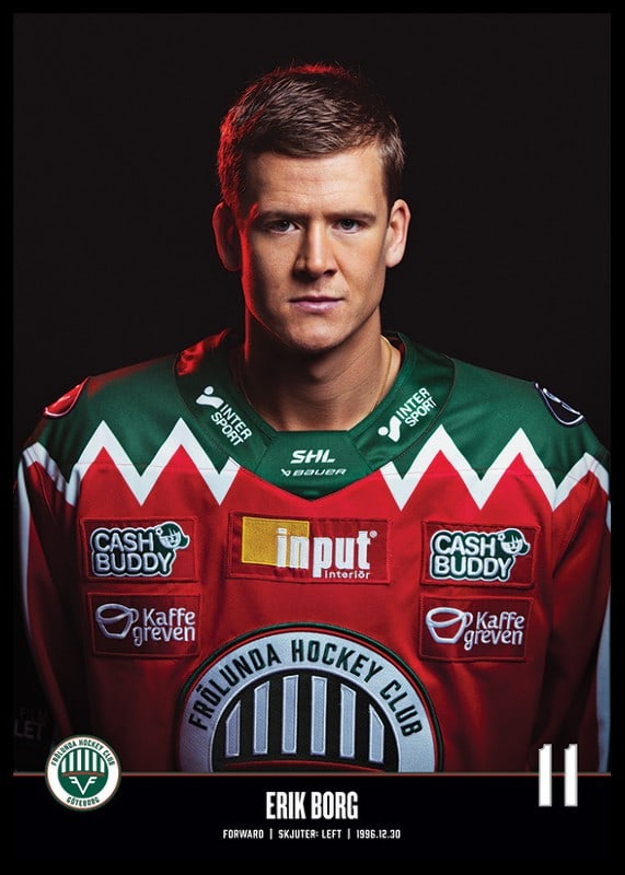 Erik Borg #11 Frölunda HC 2023/2024-12