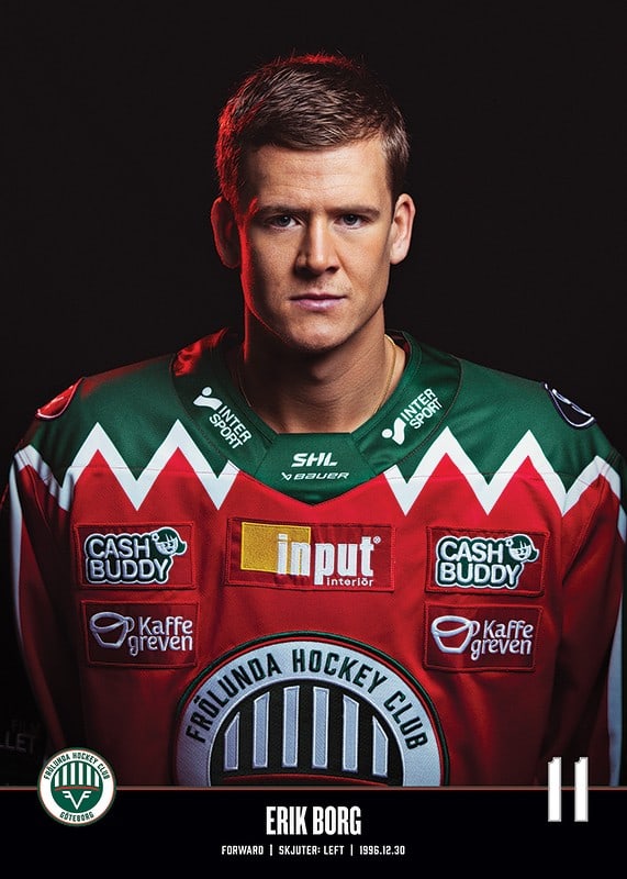 Erik Borg #11 Frölunda HC 2023/2024-12