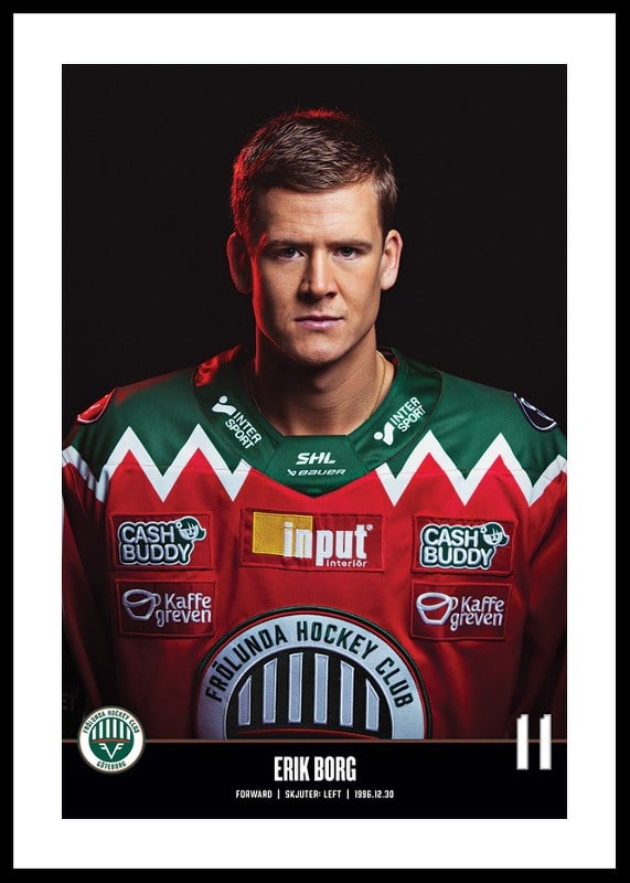 Erik Borg #11 Frölunda HC 2023/2024-12