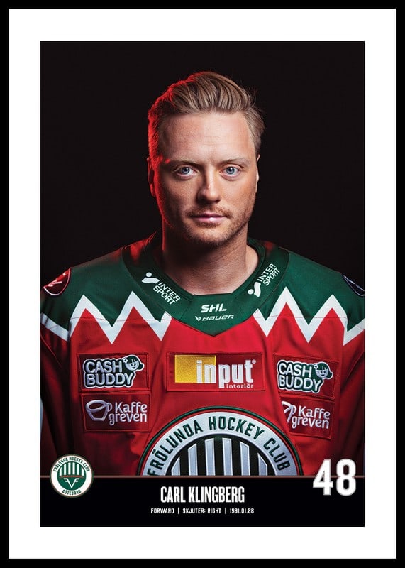 Carl Klingberg #48 Frölunda HC 2023/2024-12