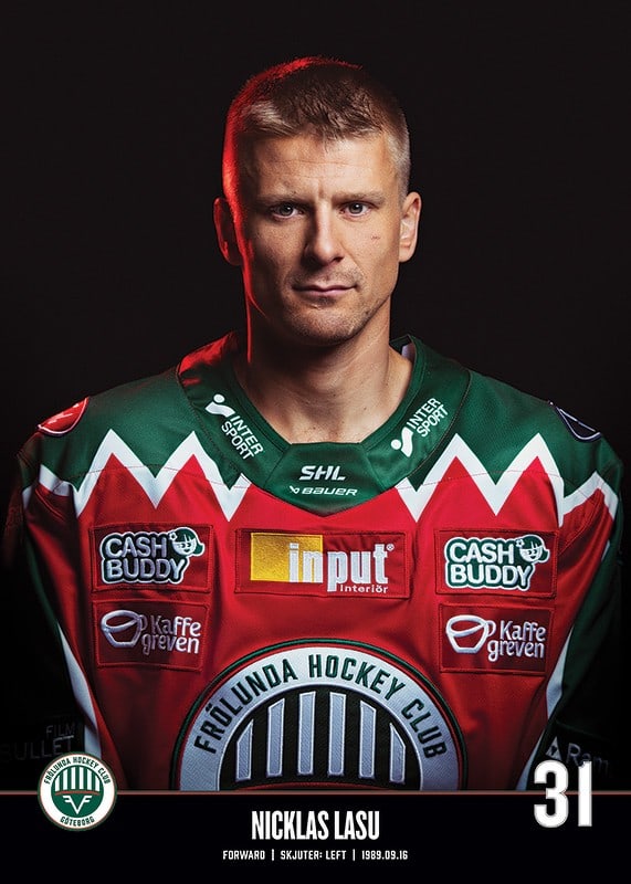 Nicklas Lasu #31 Frölunda HC 2023/2024-12