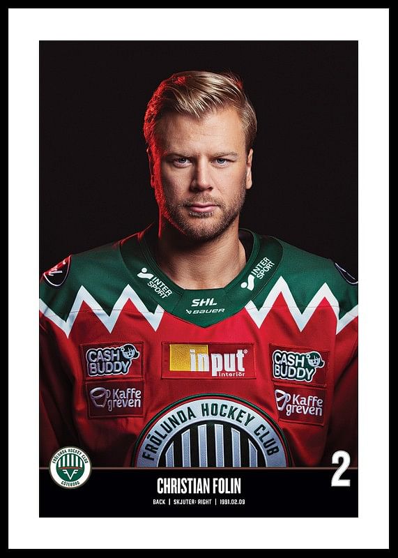 Christian Folin #2 Frölunda HC 2023/2024-12
