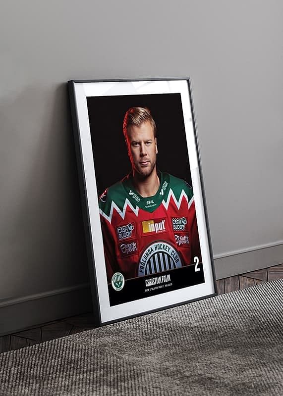 Christian Folin #2 Frölunda HC 2023/2024-12