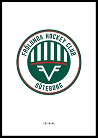 Frölunda HC Logo Vit-2