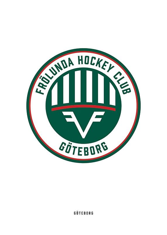 Frölunda HC Logo Vit-12