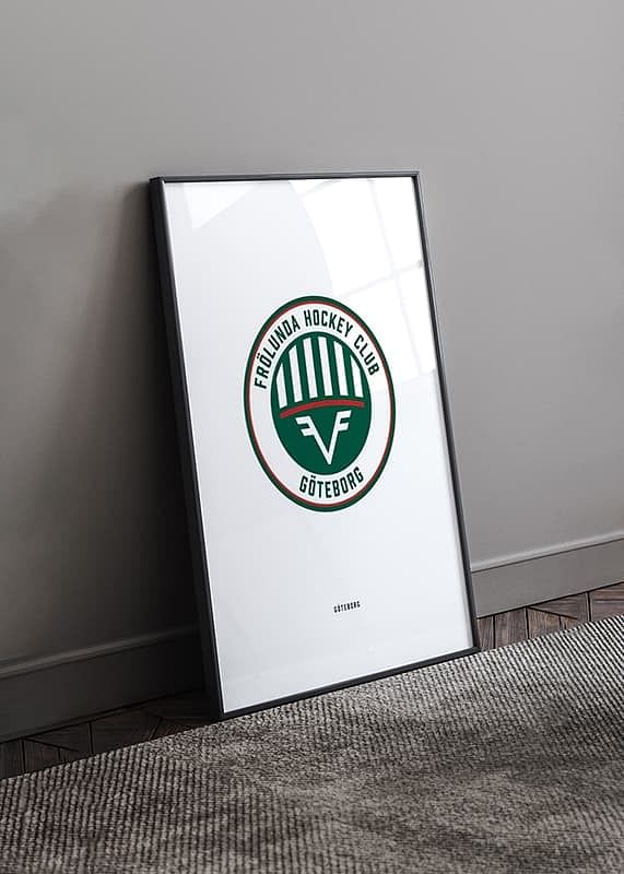 Frölunda HC Logo Vit-12