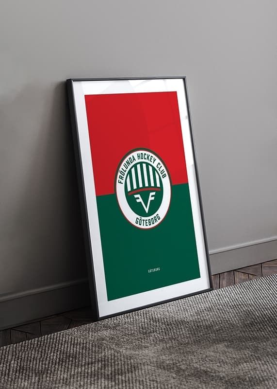 Poster Frölunda HC Logo R&G crossfade