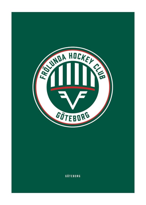 Poster Frölunda HC Logo Grön