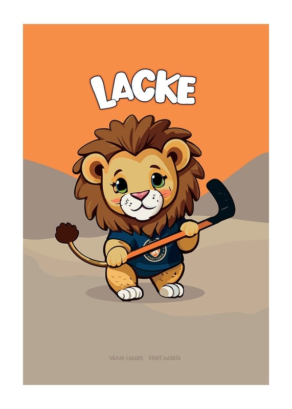 Poster Lacke Baby Växjö Lakers
