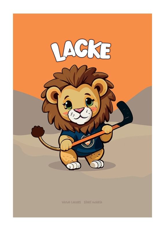 Poster Lacke Baby Växjö Lakers