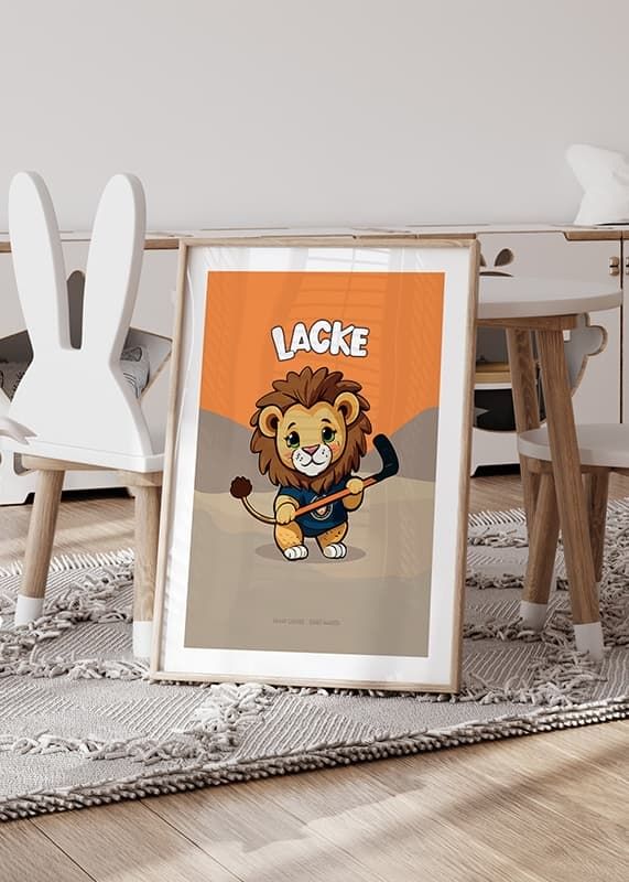 Poster Lacke Baby Växjö Lakers crossfade