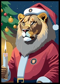 Christmas Lion No1 Växjö Lakers-2