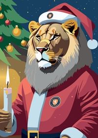 Christmas Lion No1 Växjö Lakers-3