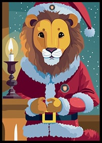 Christmas Lion No2 Växjö Lakers-2