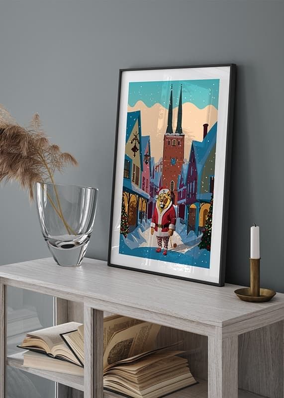 Poster Christmas Lacke & Domkyrkan Växjö Lakers crossfade