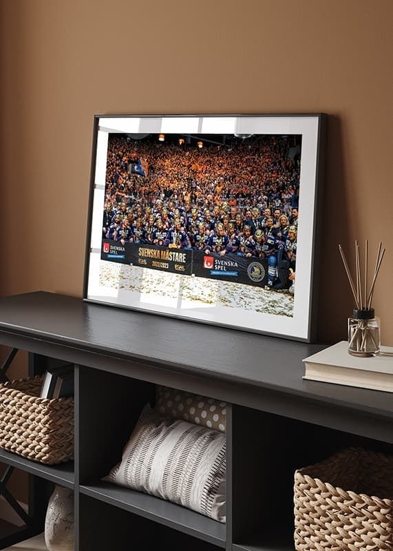 Poster Svenska Mästare 2022/2023 Horizontal Växjö Lakers crossfade