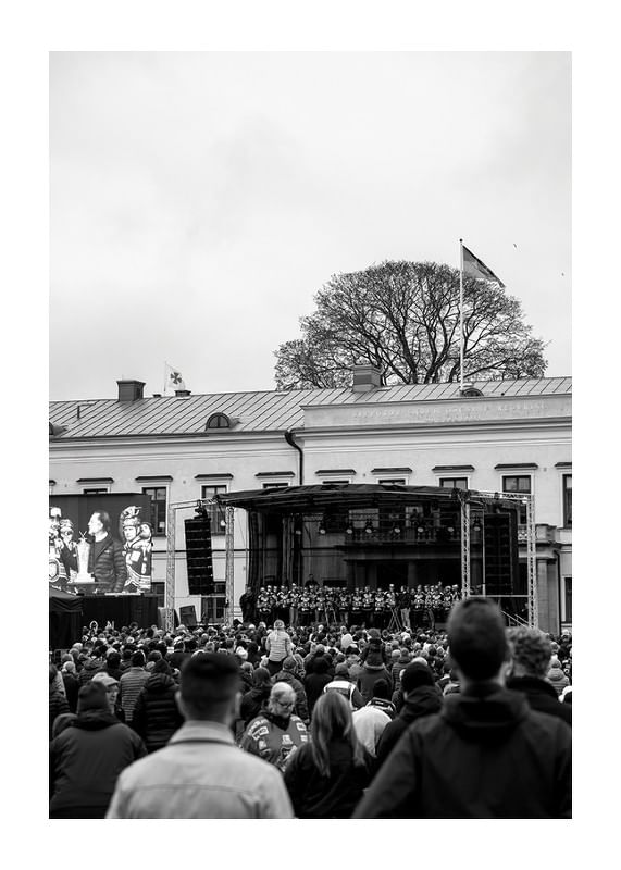 Poster Stortorget 2023 B&W Växjö Lakers