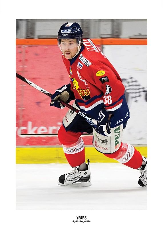 Poster Years #38 Johan Markusson Växjö Lakers