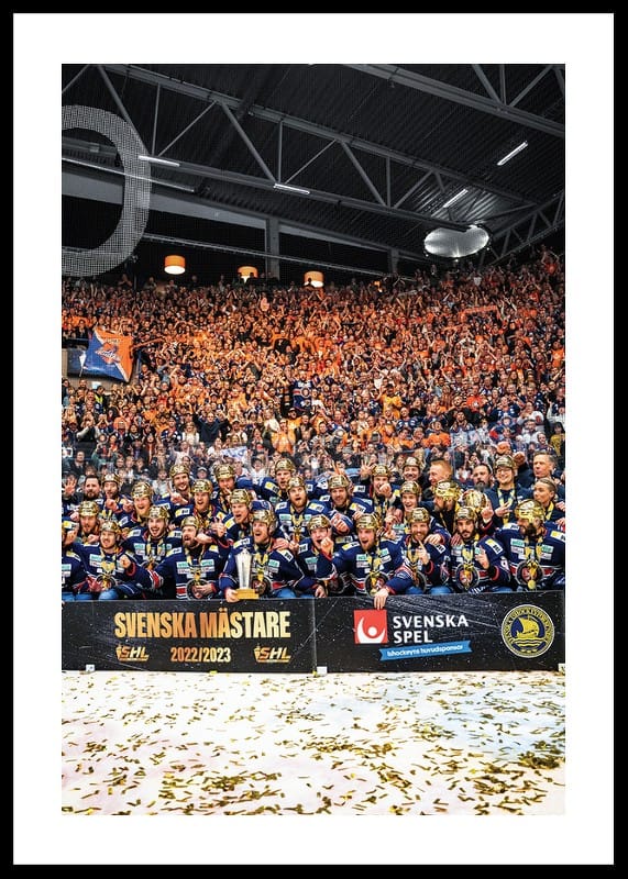 Poster Svenska Mästare 2022/2023 Växjö Lakers