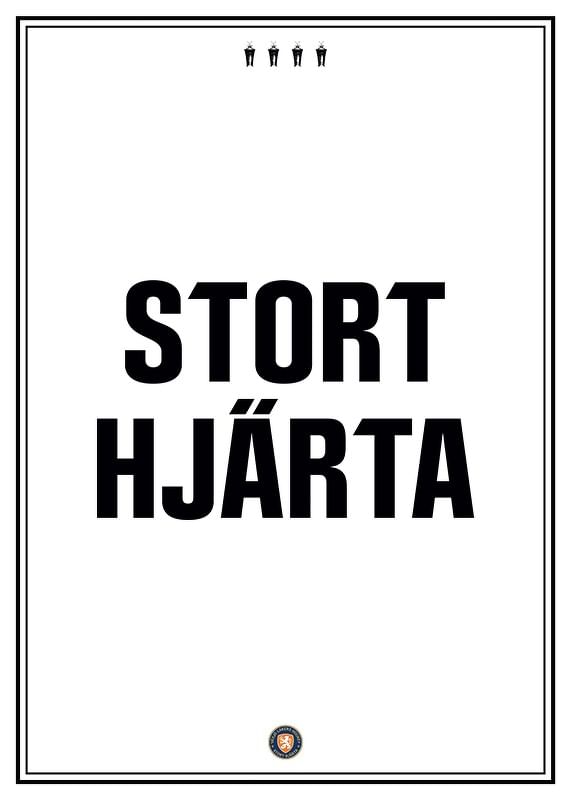 Poster Stort Hjärta Växjö Lakers