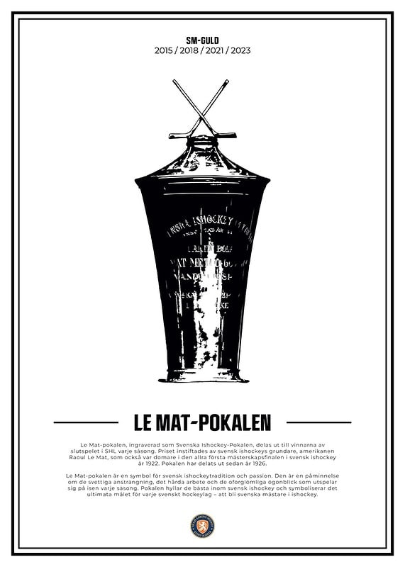 Poster Växjö Lakers Le Mat-Pokalen