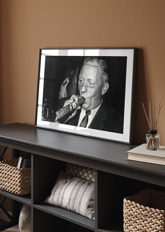 Poster Frölunda HC Bittan Med Segercigarr 1965 crossfade