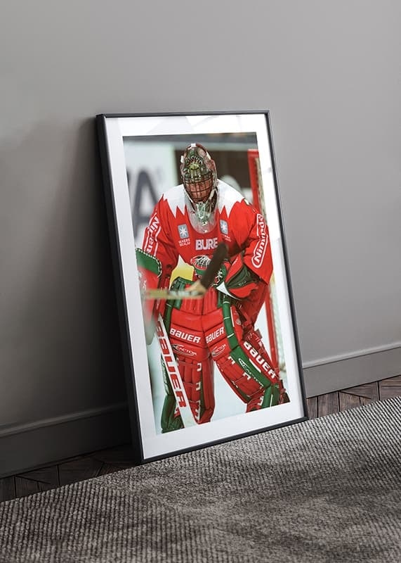 Poster Frölunda HC Håkan Algotsson 2000 crossfade