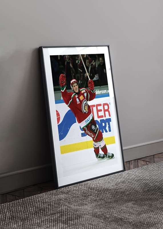 Poster Frölunda HC Magnus Kahnberg 2002 crossfade