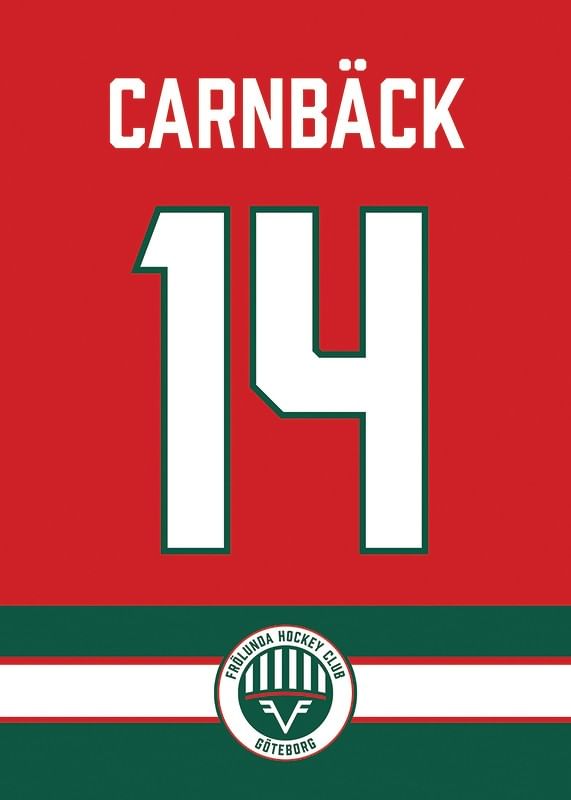 Frölunda HC Legendar #14 Carnbäck-12