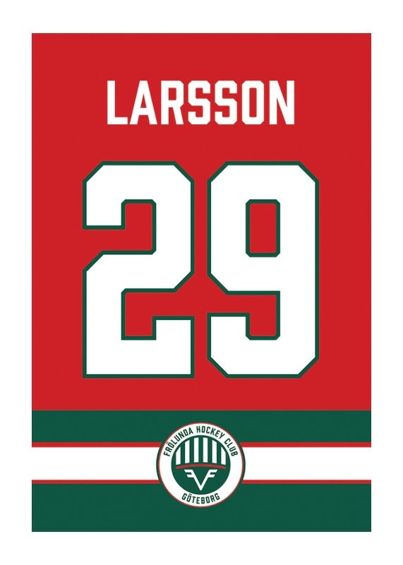 Poster Frölunda HC Legendar #29 Larsson