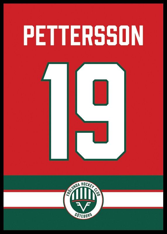 Frölunda HC Legendar #19 Pettersson-12