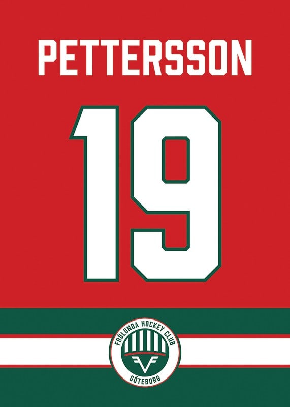 Frölunda HC Legendar #19 Pettersson-12