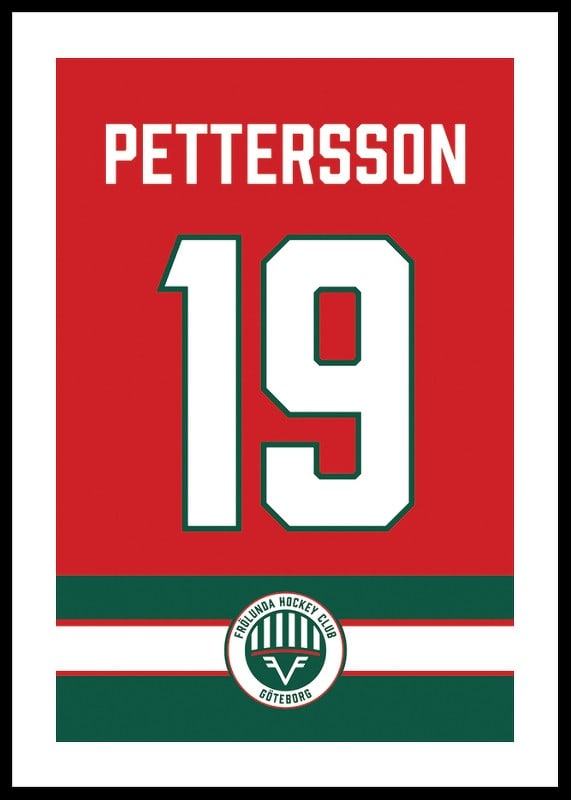 Frölunda HC Legendar #19 Pettersson-12