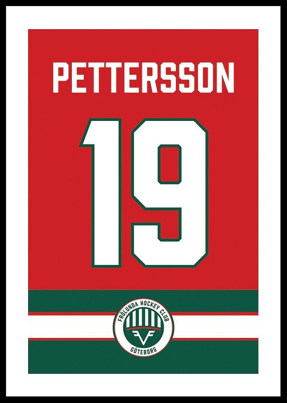 Frölunda HC Legendar #19 Pettersson-12