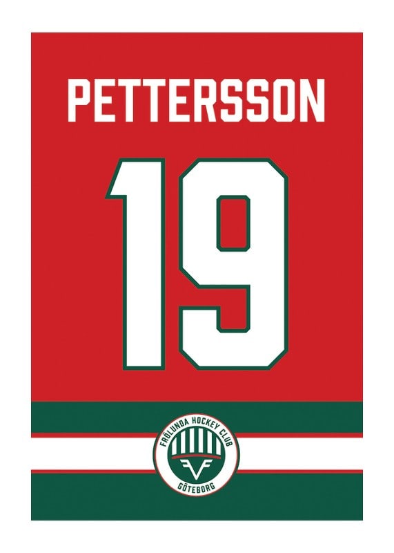 Poster Frölunda HC Legendar #19 Pettersson
